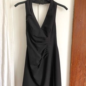 Black Halo Halter Dress